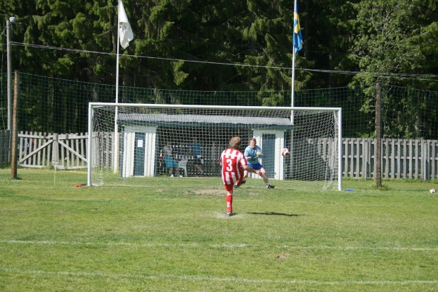 Matchen slutade 1-1 efter 60 minuters spel och gick till ett straffavgörande...