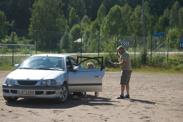 Kontrollant Lennart Eliasson har varit med sen början.