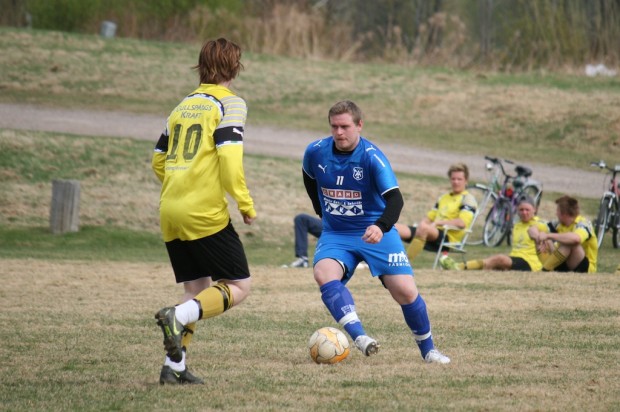 Thomas Berntsson gjorde inget mål i träningsmatchen mot Jössefors, men mot Skattkärr på lördageftermiddagen blev Tompa målskytt då han satte 2-4 i den 82:a minuten.